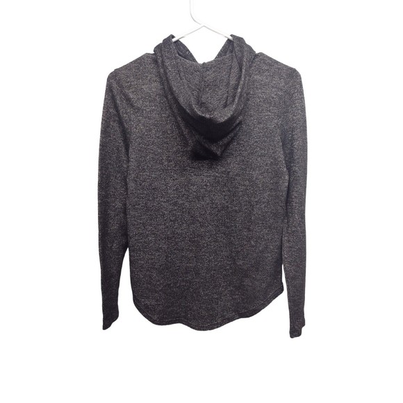 Free For All Hoodie Women Small Long Sleeve Kangaroo Pocket Charcoal Grey - Picture 12 of 12